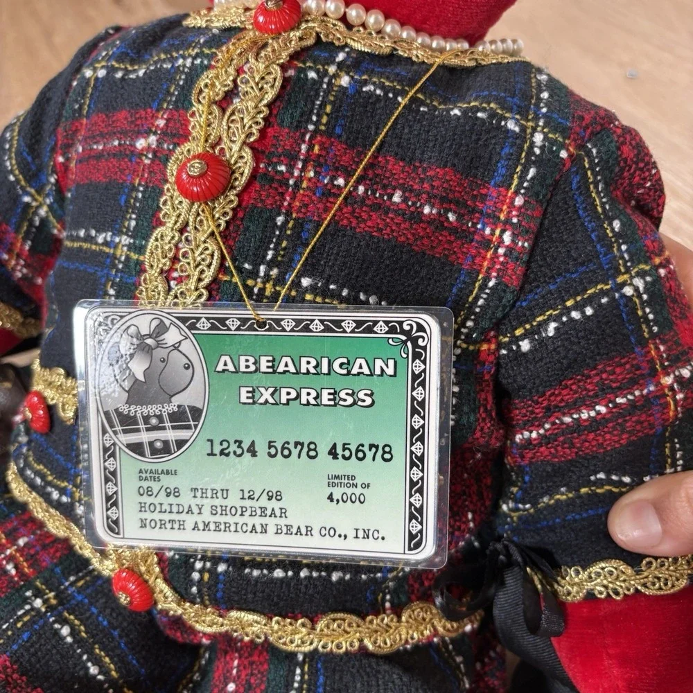 Vintage North American Bear VIB Abearican Express Holiday ShopBear 20